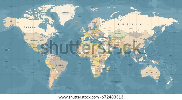 Super Detailed Map 25,498 Earth Map Highly Detailled Images, Stock Photos & Vectors ...