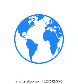 World map vector. World icon vector