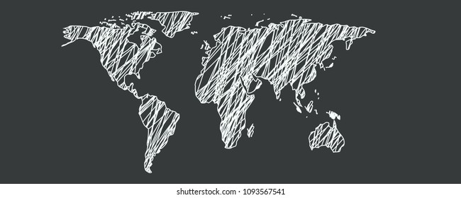 World Map vector Illustration