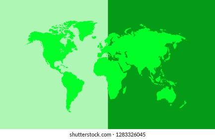 World map vector illustration