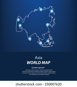World Map vector Illustration