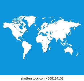 World Map Vector Illustration