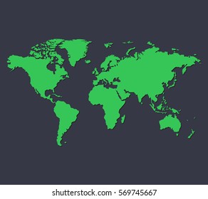 World Map Vector Illustration