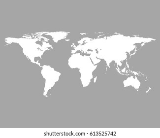 World map vector illustration