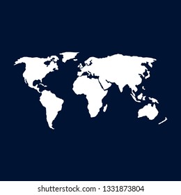 world map vector illustration. continents, planet Earth