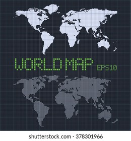 World map vector illustration. Eps 10