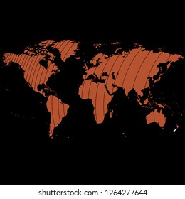 world map vector illustration. eps10