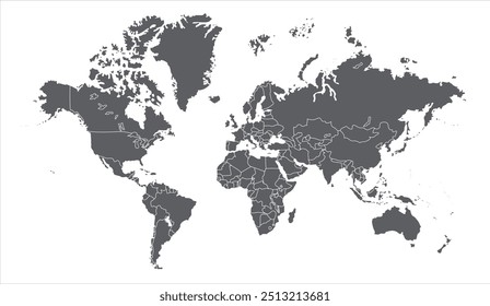 Imagem vetorial do mapa do mundo 02, gráfico, mapa, design, terra, geografia, mapa do mundo