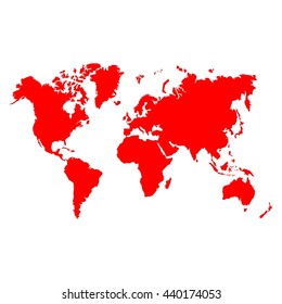 world map vector logo