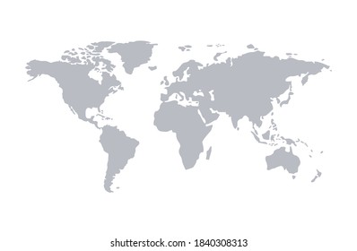 World map vector. Planet earth.