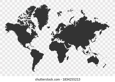 World map - Vector Stocl Illustration