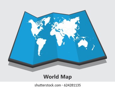 World Map Vector Template