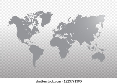 World Map Transparent Background Hd Stock Images Shutterstock