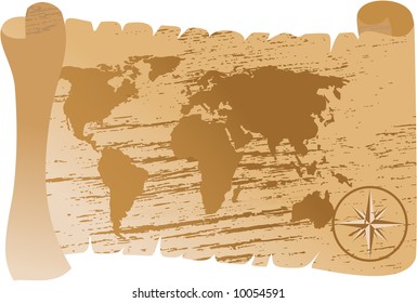 world map vector. traced map http://www.lib.utexas.edu/maps/world_maps/world_pol02.jpg copyright state.: http://www.lib.utexas.edu/maps/faq.html#3.html