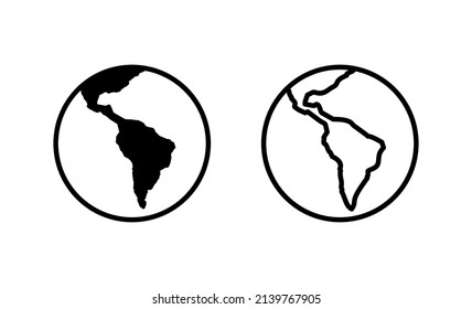 World map vector. Worldmap sign and symbol. Globe icon