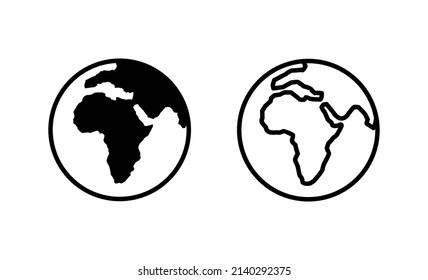 World map vector. Worldmap sign and symbol. Globe icon