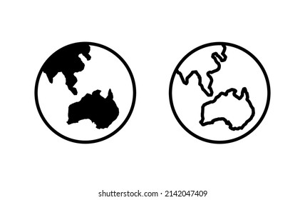 World map vector. Worldmap sign and symbol. Globe icon