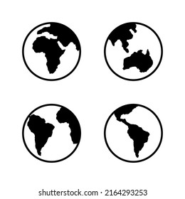 World map vector. Worldmap sign and symbol. Globe icon