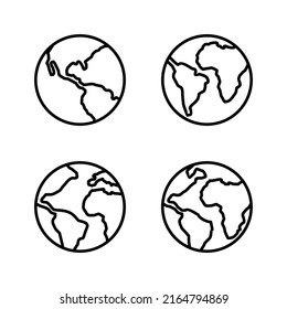 World map vector. Worldmap sign and symbol. Globe icon