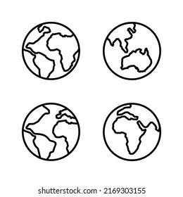 World map vector. Worldmap sign and symbol. Globe icon