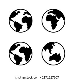 World map vector. Worldmap sign and symbol. Globe icon