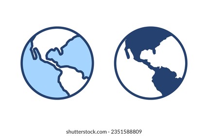 World map vector. Worldmap sign and symbol. Globe icon