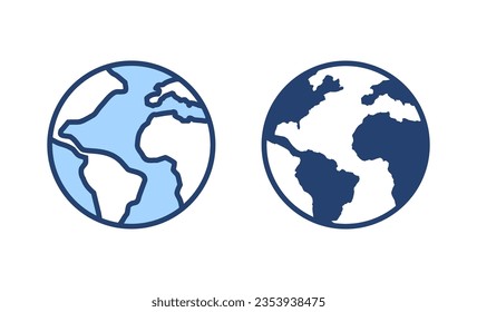 World map vector. Worldmap sign and symbol. Globe icon