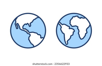 World map vector. Worldmap sign and symbol. Globe icon