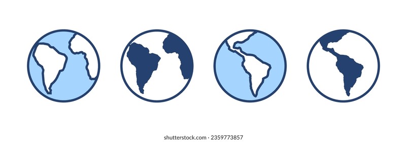 World map vector. Worldmap sign and symbol. Globe icon