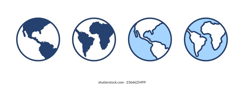 World map vector. Worldmap sign and symbol. Globe icon