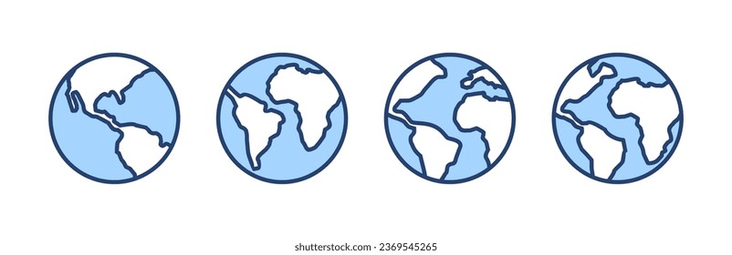 World map vector. Worldmap sign and symbol. Globe icon