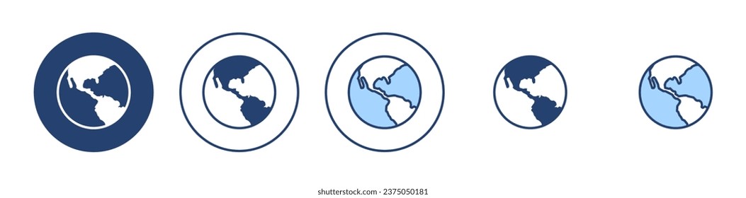 World map vector. Worldmap sign and symbol. Globe icon