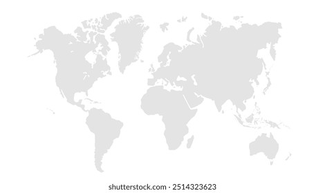 Mapa do mundo, Mapa do mundo de resolução muito alta.Globe ícone do mapa do mundo semelhante. relatório anual, Viajar pelo mundo, mapa silhueta fundo.