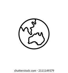 World map. Worldmap sign and symbol. Globe icon