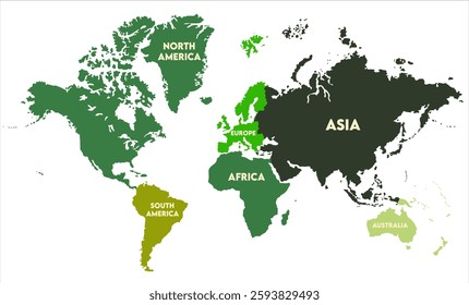 World map-08,  world map, modern world map graphic, Countries Silhouettes Stock Illustrations, Vectors