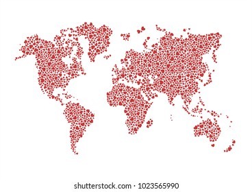 World Maps of Love, Transparent