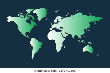 
World maps - for travel, wallpapers, cards, map posters, travel business, atlas
Vector
