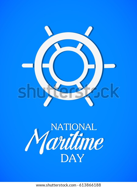 World Maritime Day Stock Vector (Royalty Free) 613866188