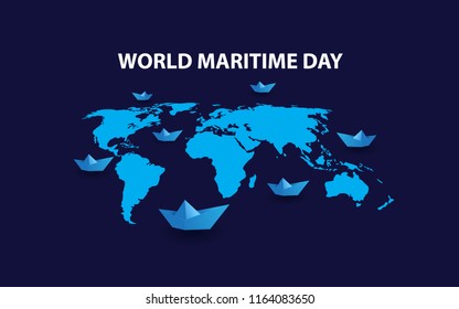 World Maritime Day Background Concept
