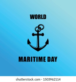 world maritime day design vector