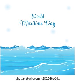 
World Maritime Day, Vector illustration design.
