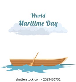 

World Maritime Day, Vector illustration design.
