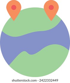 Weltmarketingvektordesign-Icon-Download . EPS
