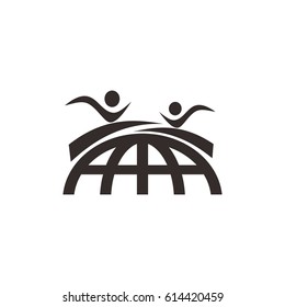 world martial logo design