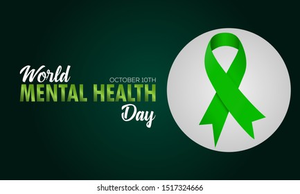 World Mental Health Awareness an annual campaign highlighting awareness of mental health. Vector design illustration.