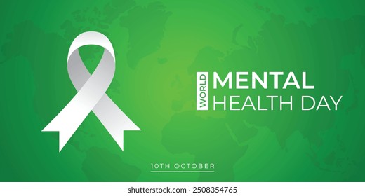 World Mental health day 10th October banner design