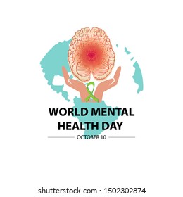 World Mental Health Day Concept.