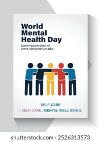 World Mental Health Day. Mental Health Day creative design for social media ads
