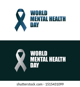 World Mental Health Day design vector