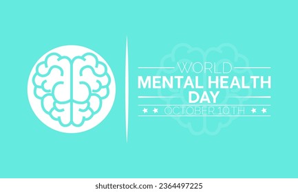 World Mental Health Day Highlights Advocacy, Understanding, and Support for Global Emotional Resilience. Vector Illustration Template.